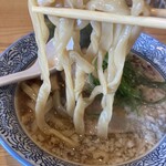 麺屋　吾 - 麺屋慶史特注もち小麦多加水手揉み極太麺