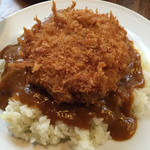 さふらん - 2014年11月。ハンバーグフライカレー750円。