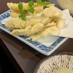 ちりとり鍋 いその - わかさぎの天ぷら