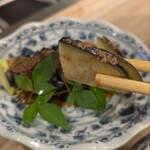 ちりとり鍋 いその - 水ナス生姜あ