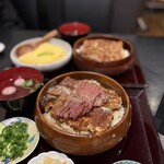 炭火鰻と特選和牛ふじさん 名駅 - 