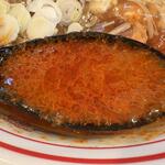 蒙古タンメン中本 - 北極ラーメンのスープ