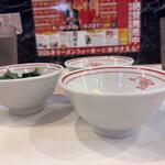 蒙古タンメン中本 - トッピングたち