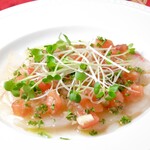 イタリアンバールRAKUDAYA - 鮮魚のカルパッチョ☆1080円