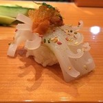 烏賊（雲丹・トビウオの卵・かぼす）