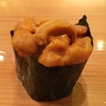 天寿し - 雲丹の軍艦巻