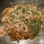 味乃家 本店 - お好み焼き 味乃家ミックス 出来上がり♡