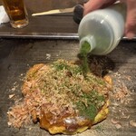 味乃家 - 青海苔もパラパラ〜ッ！