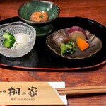 とんかつ 桐の家 - 突き出し