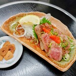 やすだ - 特上牛肉のタタキ