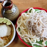 すゞや食堂 - 天ざるミックス中