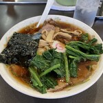 青島食堂 曲新町店 - チャーシューメン➕ほうれん草増し