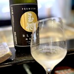 鮨 難波 - おまかせ＃４ 玉旭純米吟醸。 これも旨いよなー。