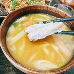 久六 - 味噌汁にも“マグロ”の身が！なんて贅沢な味噌汁でしょう♪