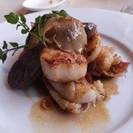 キュイエット - オマール海老とホタテのグリエ