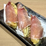 天ぷらと寿司 こじま - 茄子プロシュート