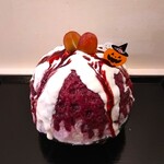 京氷ゆきみ庵 - 最後に、ヨーグルトクリームの旨みと酸味にミルクの甘みが絡んで、ミルキーな味わいになり、ほんのりとした甘酸っぱさが美味しいかき氷～!!( ^o^)ﾉ