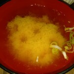麺飯食堂 めしきんぐ - 味噌汁