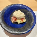 鮨まつうら - イチジクの白和え