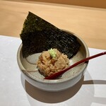 鮨まつうら - あん肝と奈良漬け