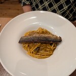 トラットリア カンパーナ ジロウマル - 秋刀魚のスパゲッティ