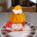 嘘と僕 - 薄くスライスされたひらたね柿は、シャキシャキして甘くって美味しい〜!!( ^o^)ﾉ