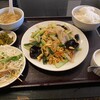 福縁 - 豚肉、玉子とキクラゲの炒め定食
