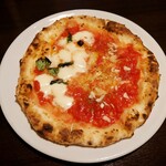 高崎 芸術野菜とイタリアンピッツァ マーロ - マルゲリータ＆マリナーラ　1480円