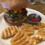 Burger Stand Tender - メキシカンバーガーポテトセット2,090円