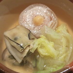 米倉 - 豚肉と大根のロール、牡蠣、白菜の煮物アップ