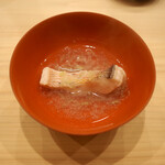 鮨かみなり - 甘鯛 昆布出汁蒸し + 冬瓜すり流し