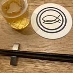 小皿のまぐろとさば。 - 