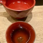 小皿のまぐろとさば。 - 