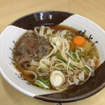 きしめん 住よし JR名古屋駅 新幹線上りホーム店 - 牛肉（玉子入り）きしめん 800円
