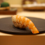 鮨かみなり - 長崎 車海老（握り）