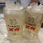 串カツ田中 - ハッピーアワーにつき、メガは税込198円‼️