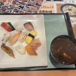 播磨水産 - 料理写真:本日の寿司ランチA