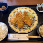 お食事処 大原 - アジフライ（3）定食