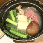 住茂登 - 近江牛のしゃぶしゃぶ