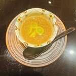 壽志 丈太朗 - 茶碗蒸し。鯛の酒盗のあんかけ。