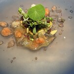 les seeds 96 - バジルアイスとレモンのクリームブリュレ、スイカ、ソーテルマ、小豆