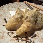 食事処 居酒屋 こまつ - 茗荷の天ぷら