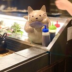 七輪焼 お魚くわえたどら猫 - 
