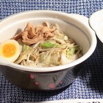 関目団長 - まぜ麺だんじり盛りの野菜