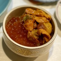 うを徳 - いくらと雲丹の小丼