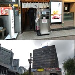 熟成とんかつ フライ家 - 参考.近くにある美登利は他店がすいている中でも大人気で12組待ち(上)、新橋駅前SL広場 奥のビルはニュー新橋ビル(下)