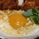 熟成とんかつ フライ家 - 熟成かつ丼 下側アップ