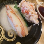 回転寿し トリトン - タラバ、ズワイ