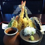 そば処 大西 - 後ろの舞茸が見えません