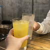 赤丸ヂンギス - 生オレンジサワーと生グレープフルーツサワーで乾杯
